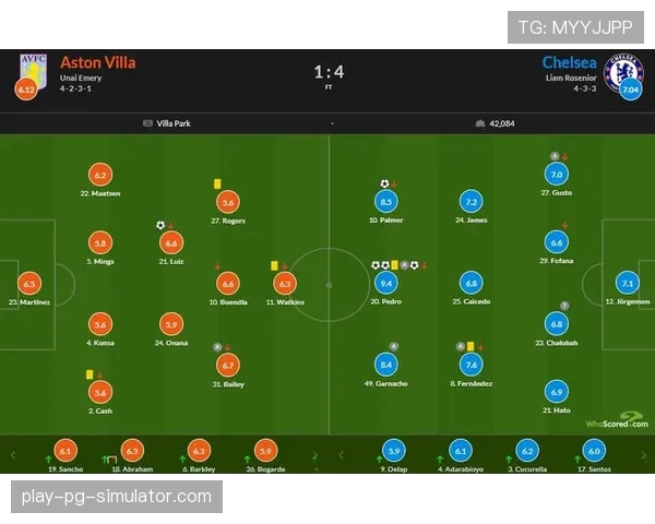 切尔西客场大胜维拉 若昂·佩德罗帽子戏法诠释反击效率